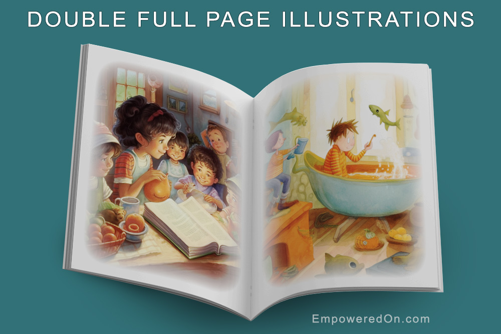 Double Full Page Illustrations